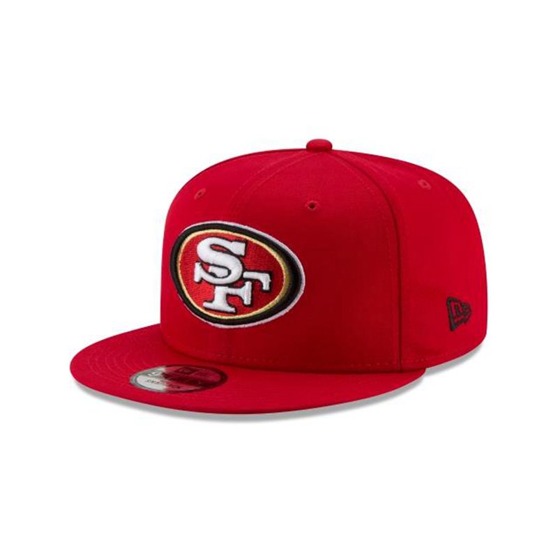 NFL San Francisco 49ers Basic 9Fifty Snapback (FAF9440) - Red New Era Caps